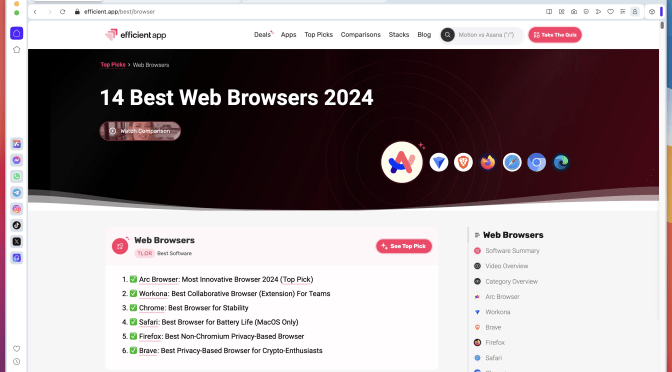 17 best Web browsers