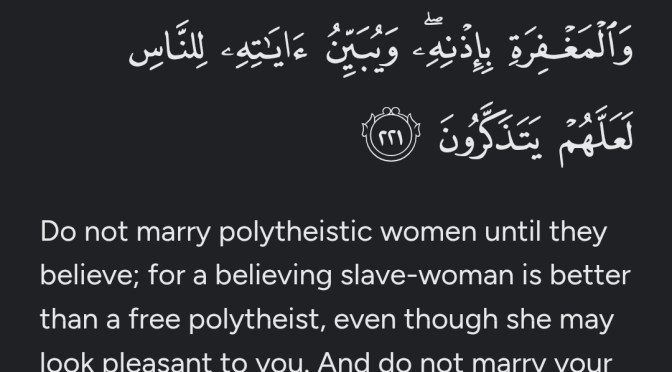 Do Not Marry Polytheists- Quran &Bible Verses – The Veil