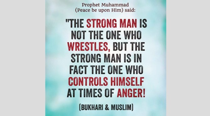 Controlling Anger in Islam